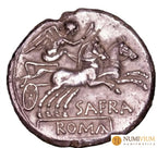 GENS AFRANIA. Spurius Afranius. Denario. Roma. 150 a.C. EBC