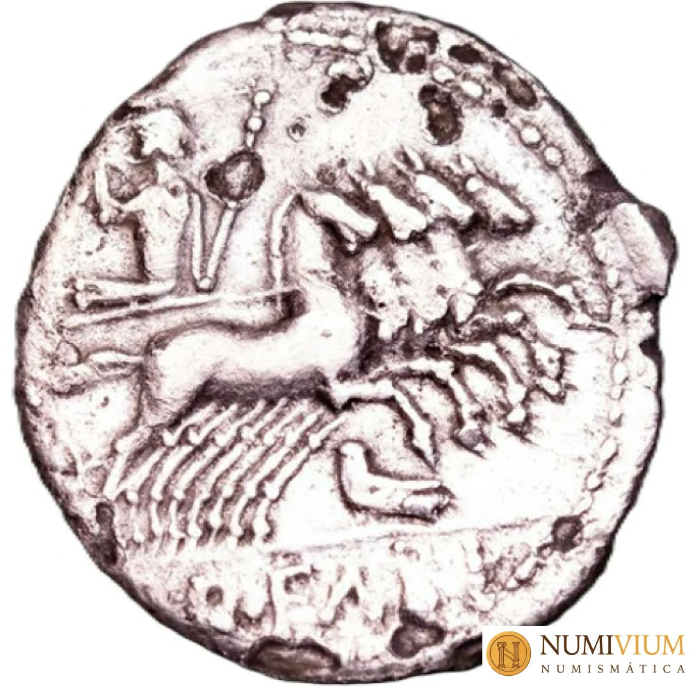 GENS FABIA. Q. Fabio Labión. Denario. 123 a.C. Denario república