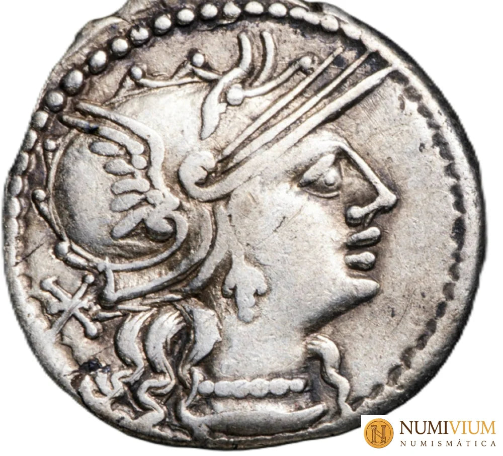 GENS MINUCIA (133 a.C.). Denario. L. Minucius Denario república
