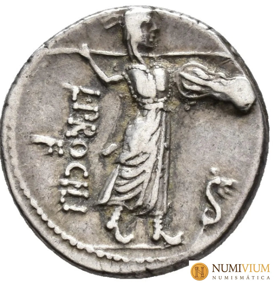 GENS PROCILIA. L. Procilius f. Denario. Roma (80 a.C.).