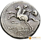 GENS SERGIA Denario. 116-115 a.C. Norte de Italia Denario república