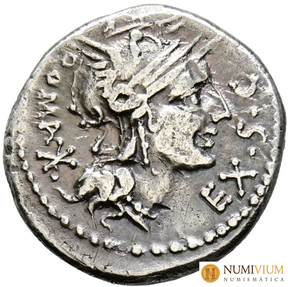 GENS SERGIA Denario. 116-115 a.C. Norte de Italia Denario república