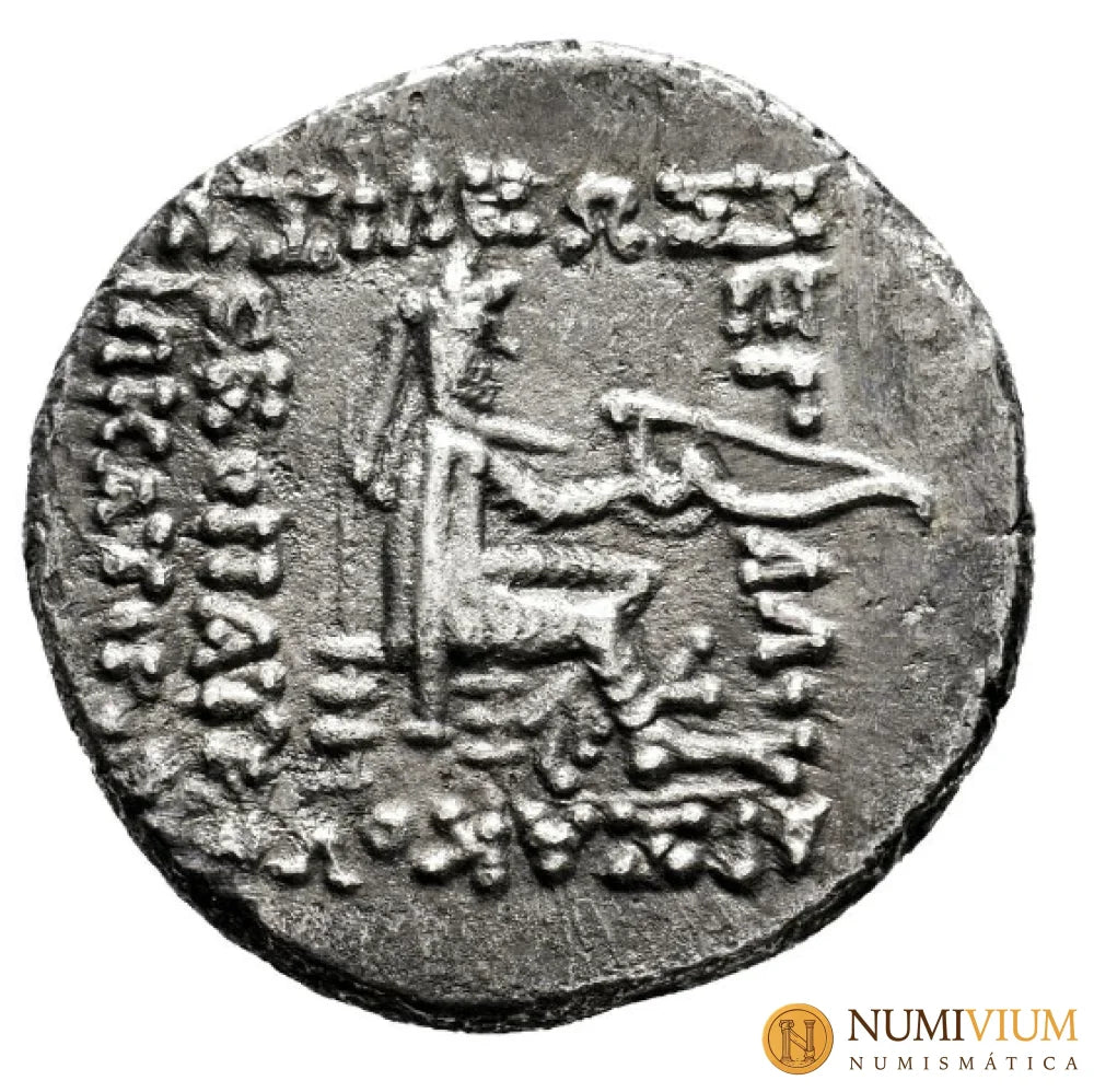 Imperio Parto. SINATRUKES (93-69 a.C.). Dracma. Ceca de Rhagai. EBC-. Tono.