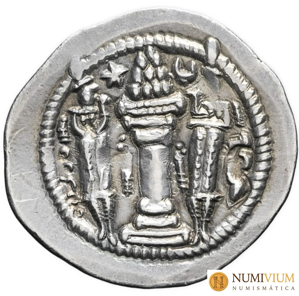 Imperio Sasánida. PEROZ I (457/8-484 d.C.). Dracma. Buen ejemplar EBC Dracma