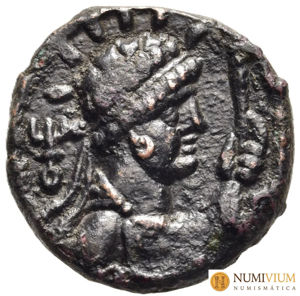 INDIA. Imperio Kushán. Período de Kujula Kadphises – Vima Takto (circa 80-113 d.C.). Tetradracma en bronce. Emisión