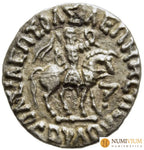 Indosescitas. AZES I (aprox. 58-12 a.C.). Dracma dracma