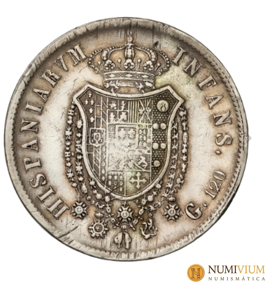 Infantes de España · Fernando I de las Dos Sicilias · Piastra (120 Grana) · 1818 · Nápoles