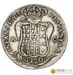Infantes de España · Fernando IV de Nápoles · Piastra (120 Grana) · 1790 · Nápoles