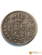 Isabel II. 1 Real. Madrid. 1859. MBC- 1 Real