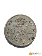 Isabel II. 1 Real. Madrid. 1860. 1 Real