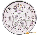 Isabel II. 1 Real. Madrid. 1860. EBC 1 Real