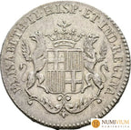 ISABEL II (1833-1868). Proclamación en Barcelona. 1833. Módulo de 1 Real. MBC+.