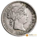 Isabel II. Madrid. 4 reales. 1858. MBC-MBC Moneda histórica