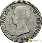 JOSÉ NAPOLEÓN. Sevilla. 4 reales. 1812. Escasa. Posible sobrefecha sobre 1 4 Reales