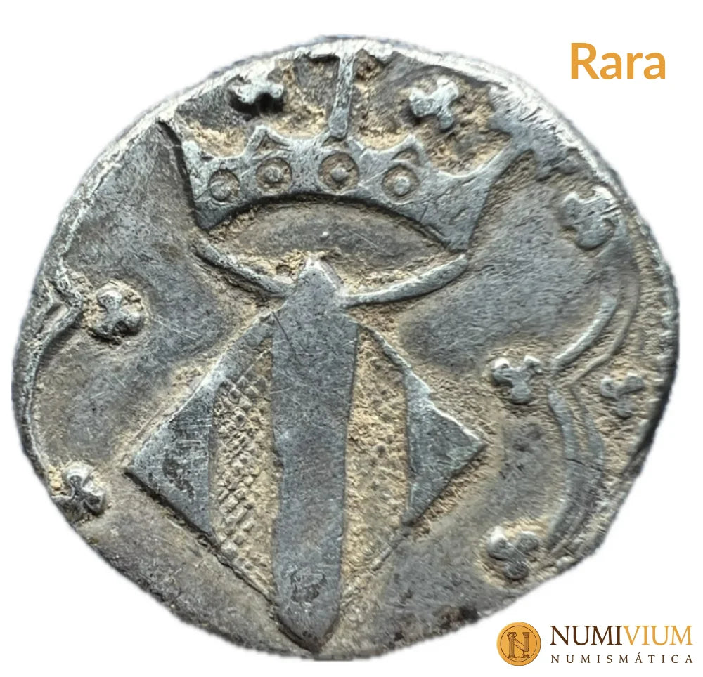 Juan II ’El Grande’ (1458-1479). 1 real. Valencia. Bonita pátina. Muy rara. MBC+.