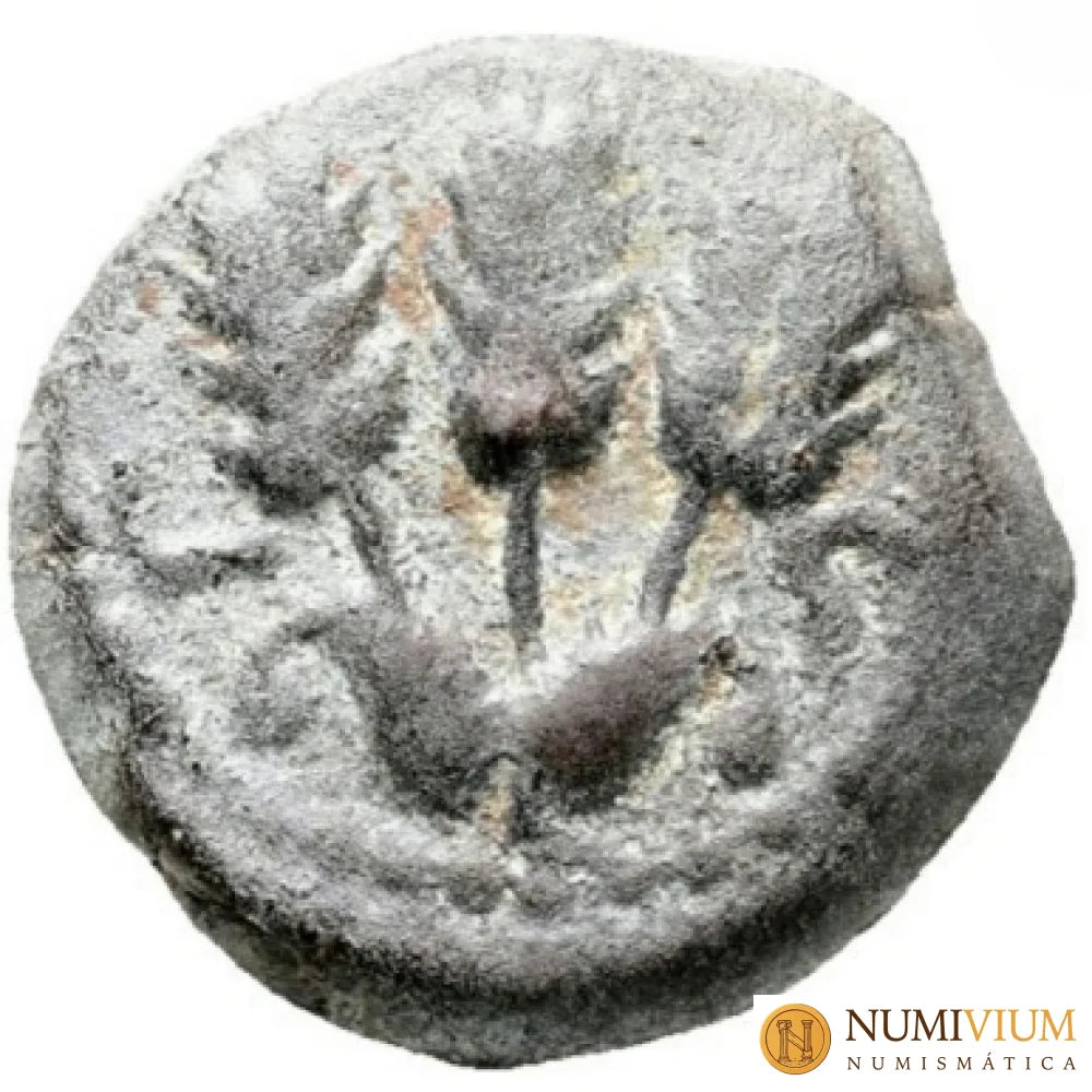 Judea. Prutah. Agrippa I. 37-43 d.C. MBC-