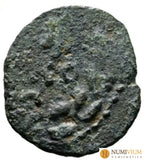 JUDEA. Prutah de Porcius Festus. (59-62 dC). Tiempos de Nerón. Prutah