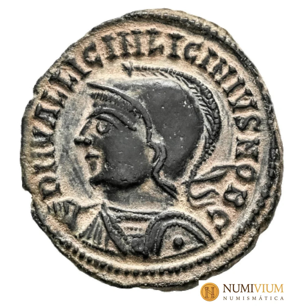 Licinio II. Follis. 321-324 d.C. Alejandría. (Ric-VII 30). MBC+