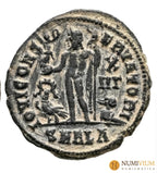 Licinio II. Follis. 321-324 d.C. Alejandría. (Ric-VII 30). MBC+