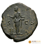 LUCILLA. Sestercio. 164-169 d.C. Roma. (Ric-III 1756). MBC+ Sestercio