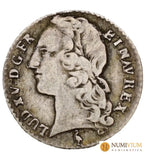 Luis XV (1715-1774). Dixième d’écu au bandeau (1/10 de escudo 12 sols).1758