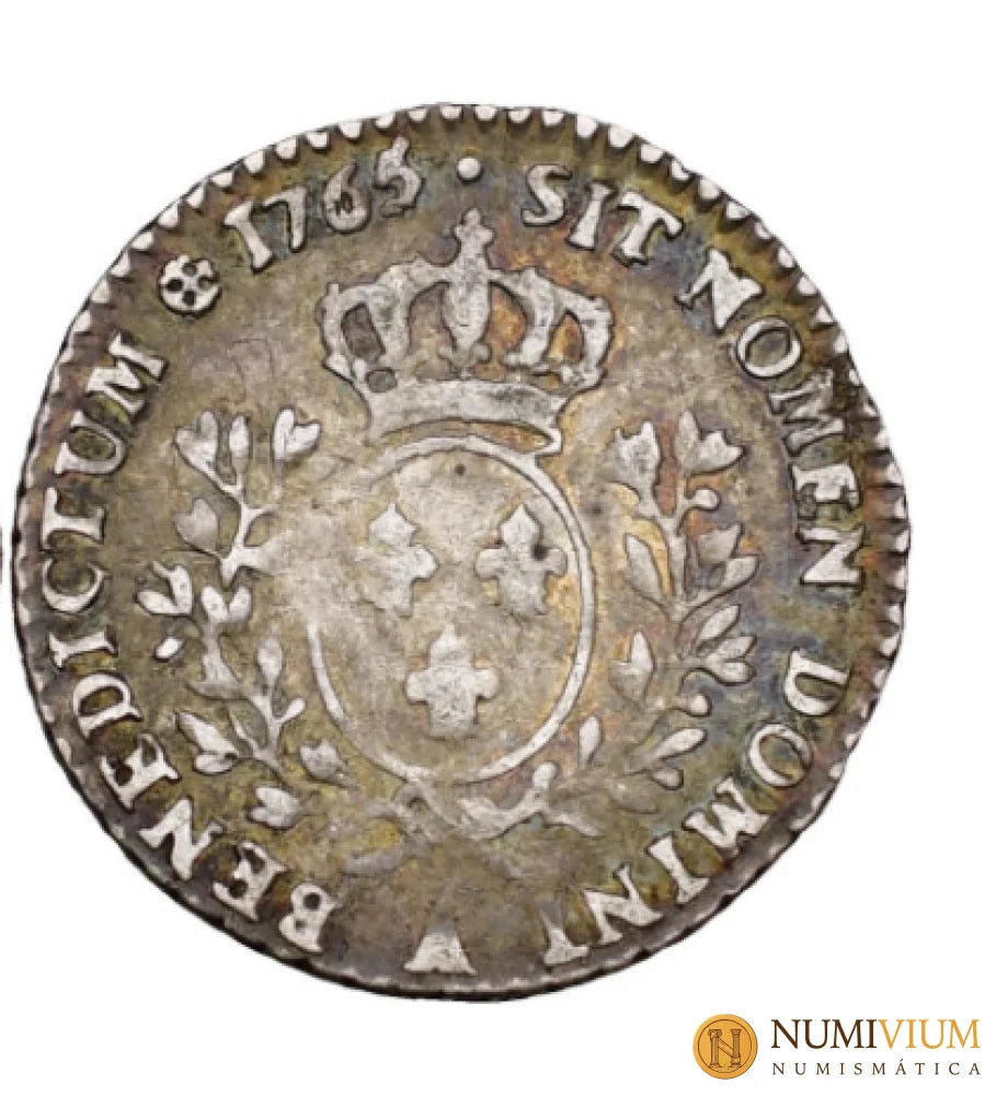 Luis XV (1715-1774). Dixième d’écu au bandeau (1/10 de escudo 12 sols)