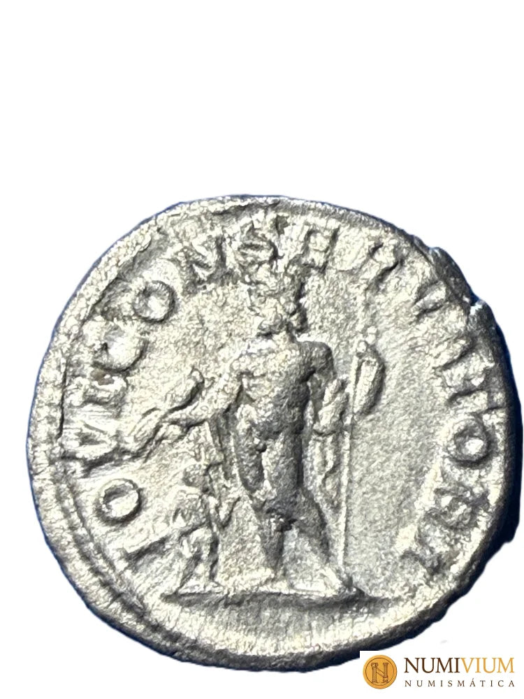 Macrinno (217-218 dC). Denario. Muy escasa.