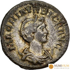 Magnia Urbica (283-285 d.C.). Antoniniano. Lugdunum. EBC. Muy escasa así. RIC 337