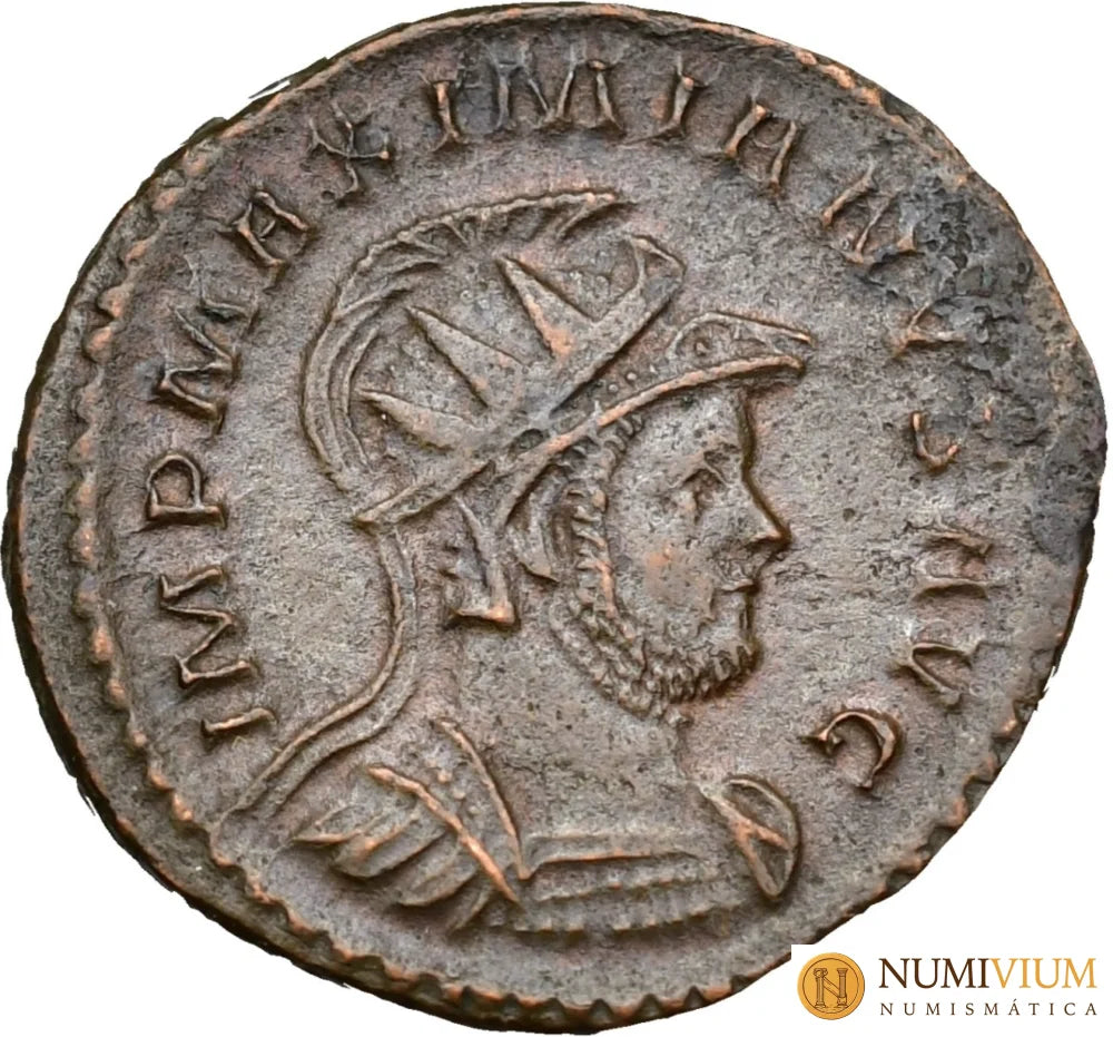 MAXIMIANO HERCÚLEO Lyon antoniniano 291-294. RIC 447. Variante interesante.