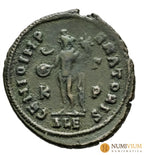 Maximino II Daza. Follis. 310 d.C. Alejandría. (Ric-VI 139b). MBC