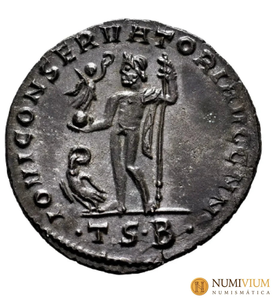 Maximino II Daza. Follis. 312-313 d.C. Thessalonica. (Ric-VI 61a). EBC