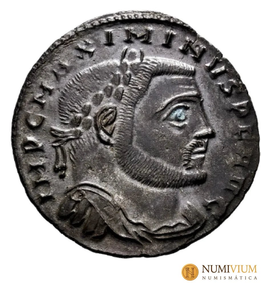 Maximino II Daza. Follis. 312-313 d.C. Thessalonica. (Ric-VI 61a). EBC
