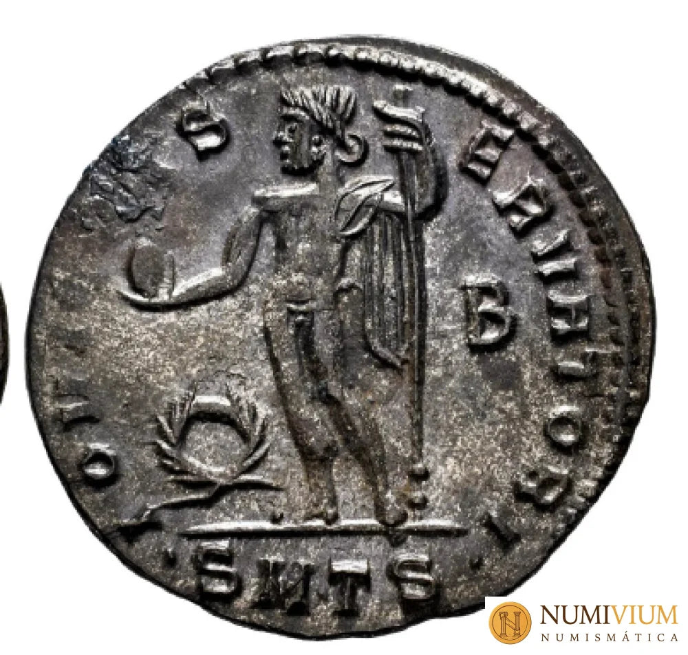 Maximino II Daza. Follis. 312 d.C. Thessalonica. (Ric-VI 50a). EBC
