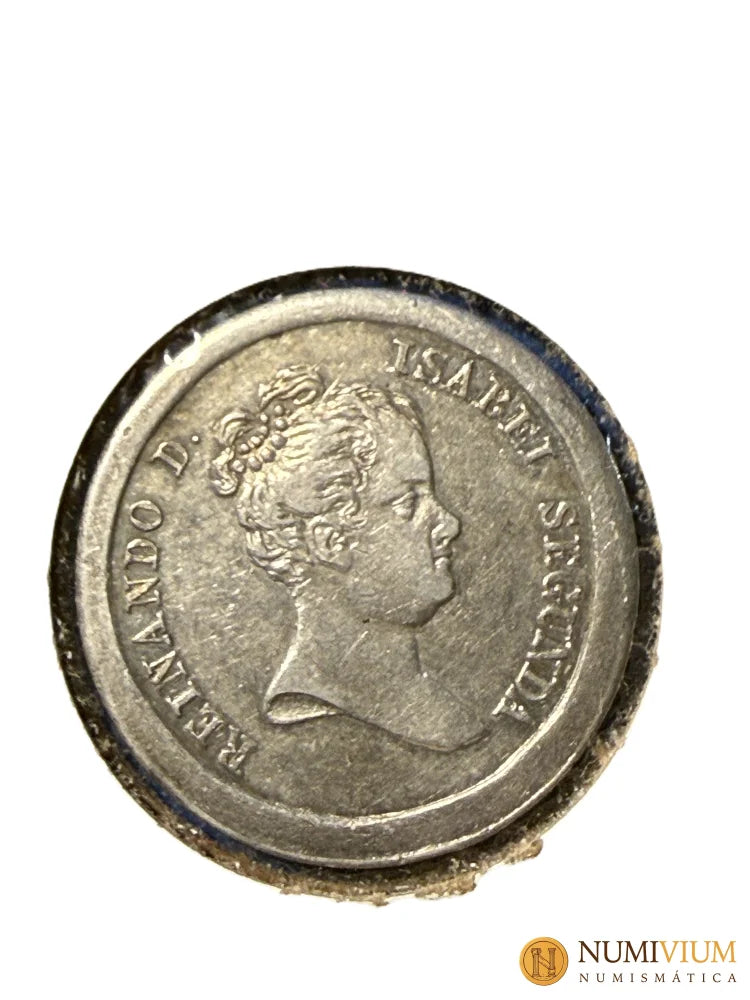 Medalla plata 1837 ISABEL II Promulgación de la Constitución en Barcelona. Escasa