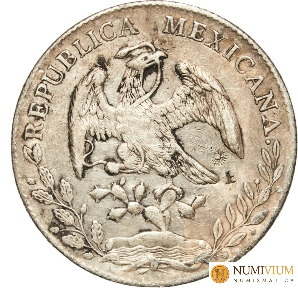México. República. 8 Reales. Culiacán. 1894 Cn AM