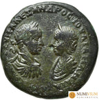 Moesia Inferior. Marcianópolis. Severo Alejandro con Julia Mamea (222-235 d.C.). AE Pentassarion.