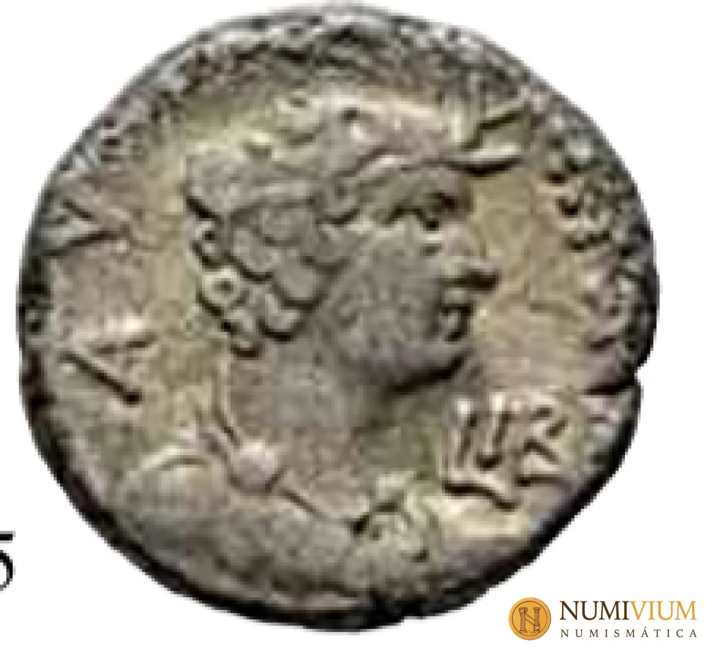 Nerón. Egipto-Alejandría. Tetradracma. (65-66 a.C.). MBC. Tono.