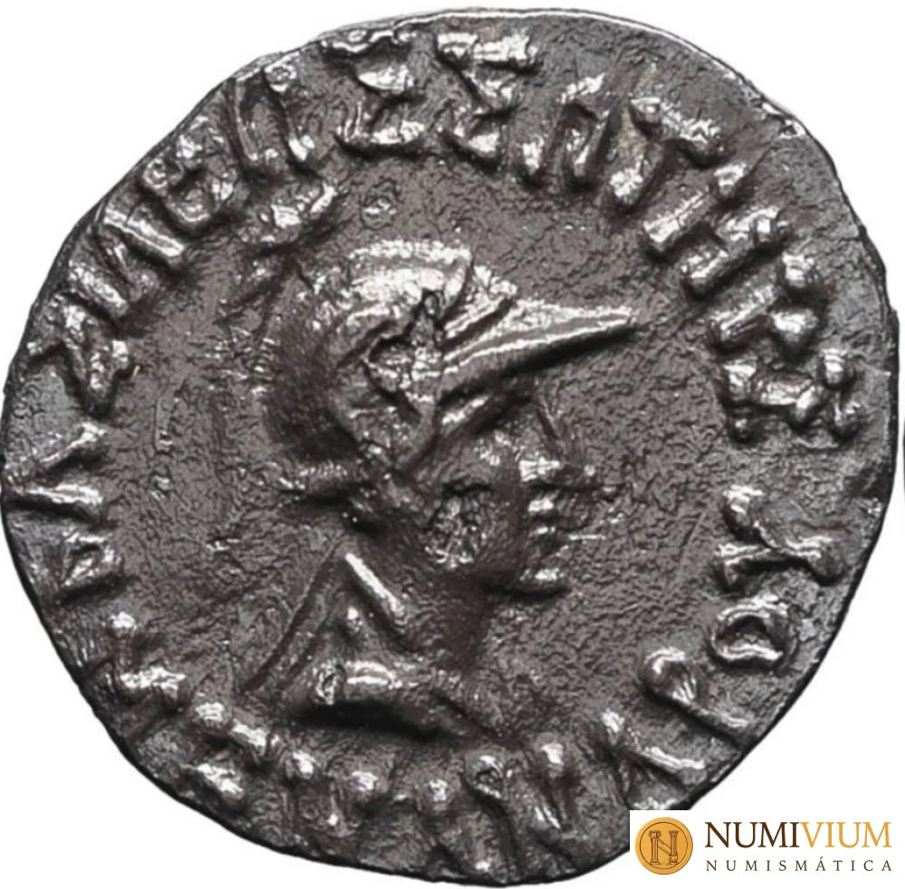 REINO DE BACTRIA. MENANDRO I SÓTER (160-135 a.C.). Dracma Dracma