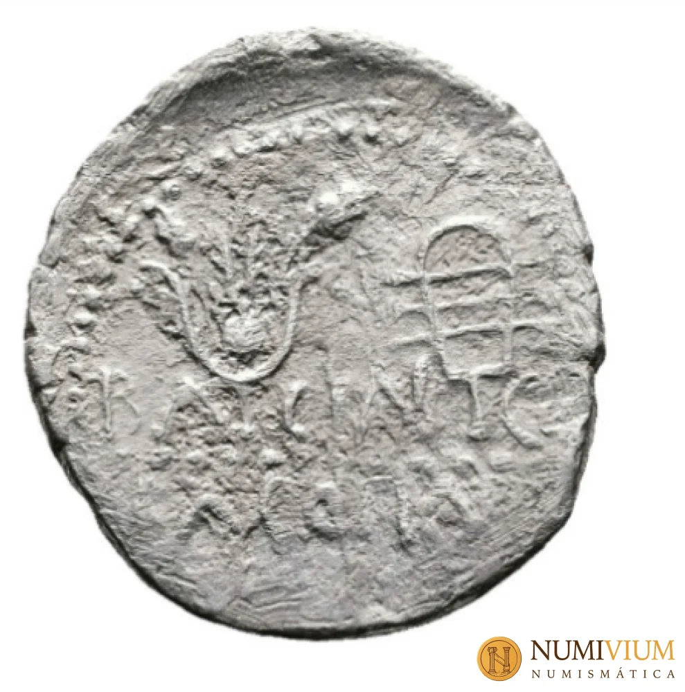 Reino de Mauritania · Juba II con Cleopatra Selene · Denario · 25 a.C.–24 d.C - Denario
