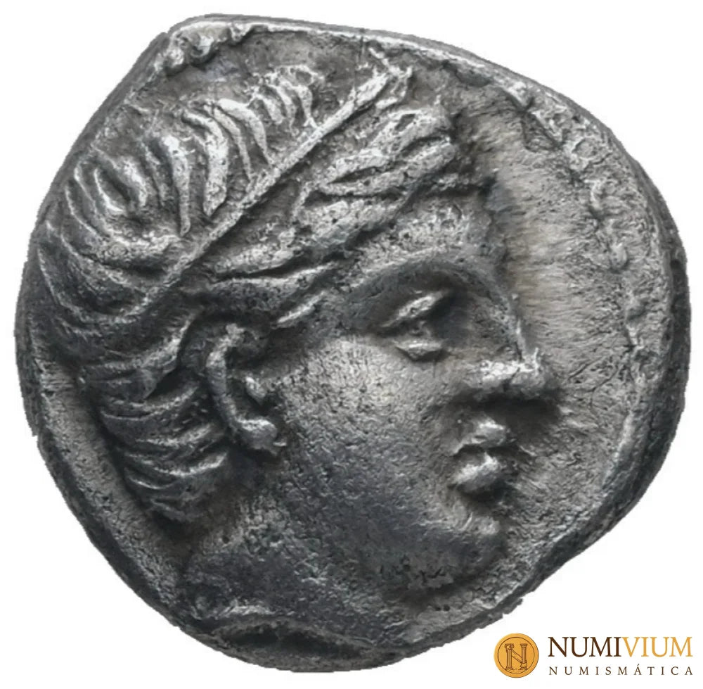 REYES DE MACEDONIA FILIPO II. Raro 1/5 de tetradracma de plata (359-336 a.C.) Anfípolis.