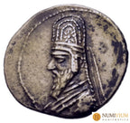 Reyes de Partia. Mitrídates II (121–91 a.C.). Dracma de plata