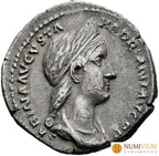 SABINA Denario. 130-133 d.C. Roma. (Ric-II 3 2051). Denario Imperial