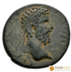 Septimio Severo con Abgar VIII. AE 22. 193-211 d.C. Mesopotamia. Edessa.