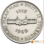 SUDÁFRICA. 5 Chelines. 1960. 50 Aniversario Unión Sudafricana. (Km#55). EBC.