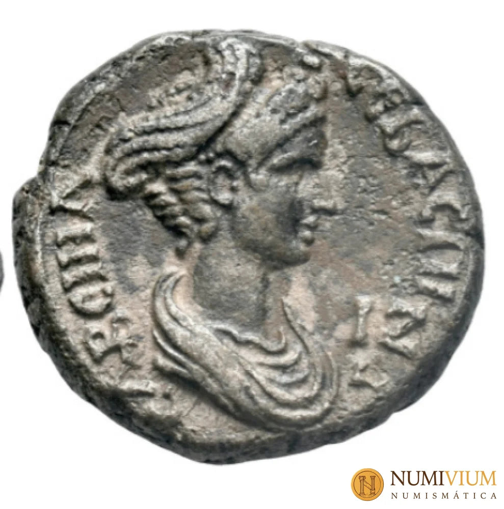 Tetradracma de Adriano y Sabina (132/133 dC). Alejandría (Egipto)