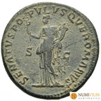 Trajano. Roma 112-114 dC. Dupondio. RIC 674