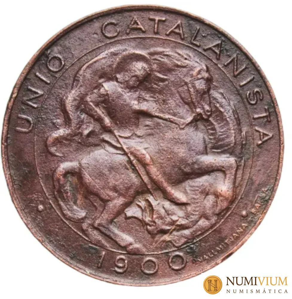 Unión Catalanista. 1900. 5 Céntimos