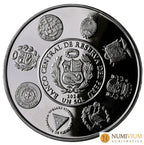 XIII SERIE IBEROAMERICANA ”CAPITALES”. Colección Color. Monedas de 7 países. 2024