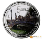 XIII SERIE IBEROAMERICANA ”CAPITALES”. Colección Color. Monedas de 7 países. 2024