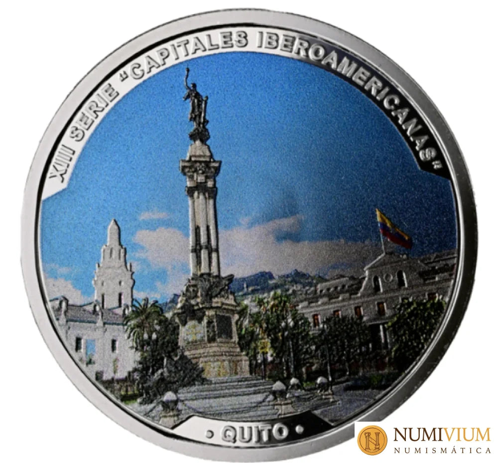 XIII SERIE IBEROAMERICANA ”CAPITALES”. Colección Color. Monedas de 7 países. 2024